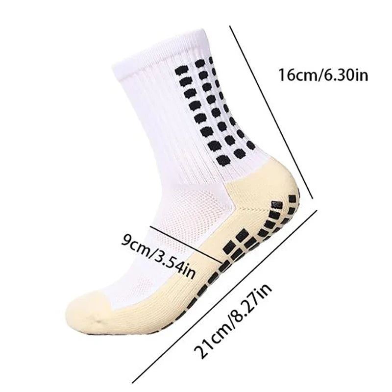Chaussettes de football antidérapantes pour homme avec grip pads, vue 6