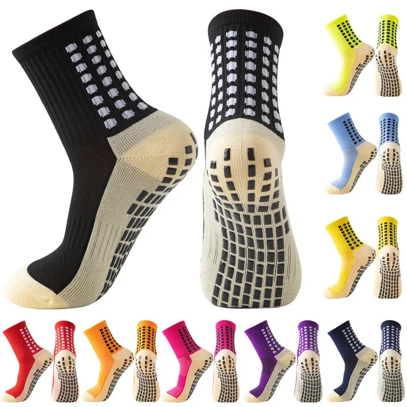 Chaussettes de football antidérapantes pour homme avec grip pads, vue 3