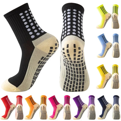 Chaussettes de football antidérapantes pour homme avec grip pads, vue 3