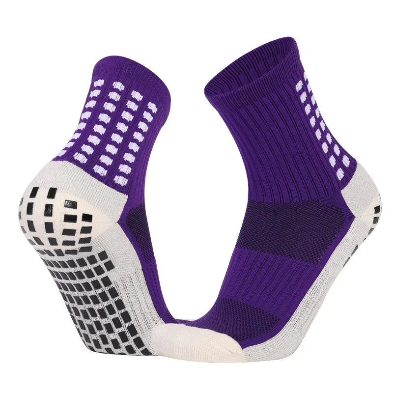 Chaussettes de football antidérapantes pour homme avec grip pads, vue 16