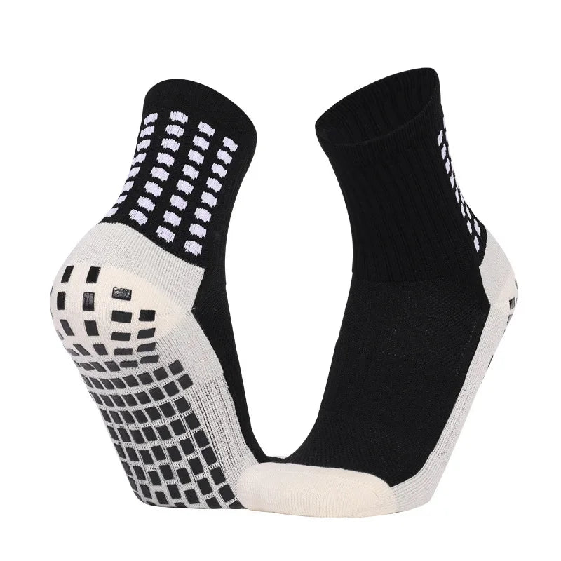 Chaussettes de football antidérapantes pour homme avec grip pads, vue 1